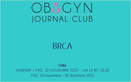 Programma Fad ECM: BRCA - I edizione 2019